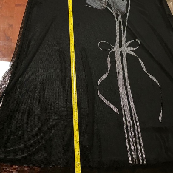 Lavena Black Chiffon Dress - Picture 6 of 6